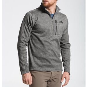 The North Face Canyonlands half zip fleece pullover gray XL